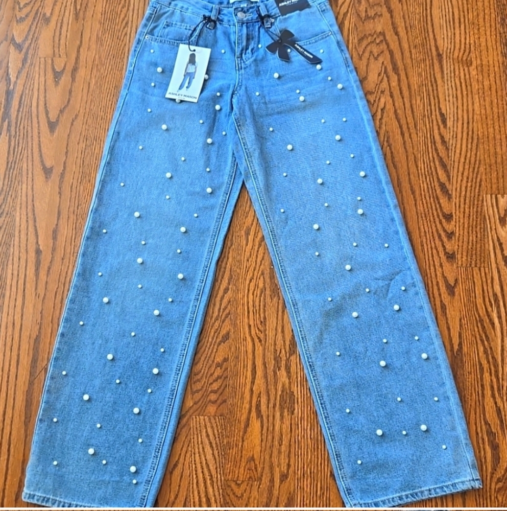 Ashley Mason Premium pearl jeans Size 11/30